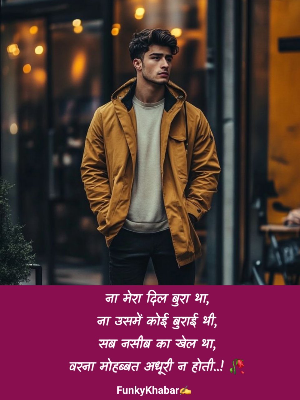 Kharab kismat shayari (खराब किस्मत शायरी)